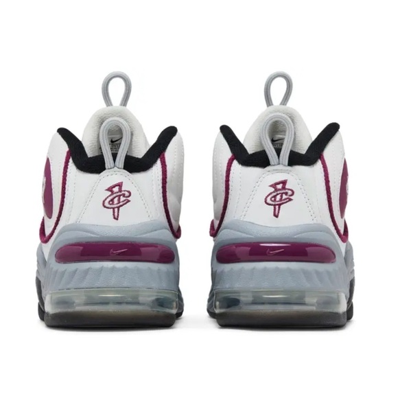 NWT Nike | Women’s white/purple Air Penny II lace up basketball shoes, size 6.5 - Picture 3 of 16